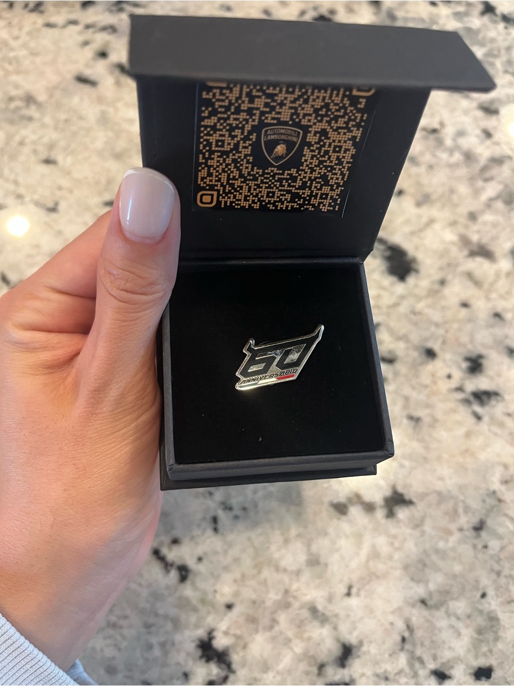 Lamborghini 60th anniversary pin